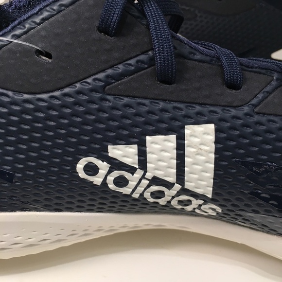 Adidas Adizero Afterburner Baseball Cleats Size 13 Blue White